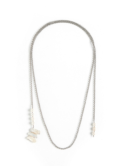 Цепь "Anchor pearl" Silver