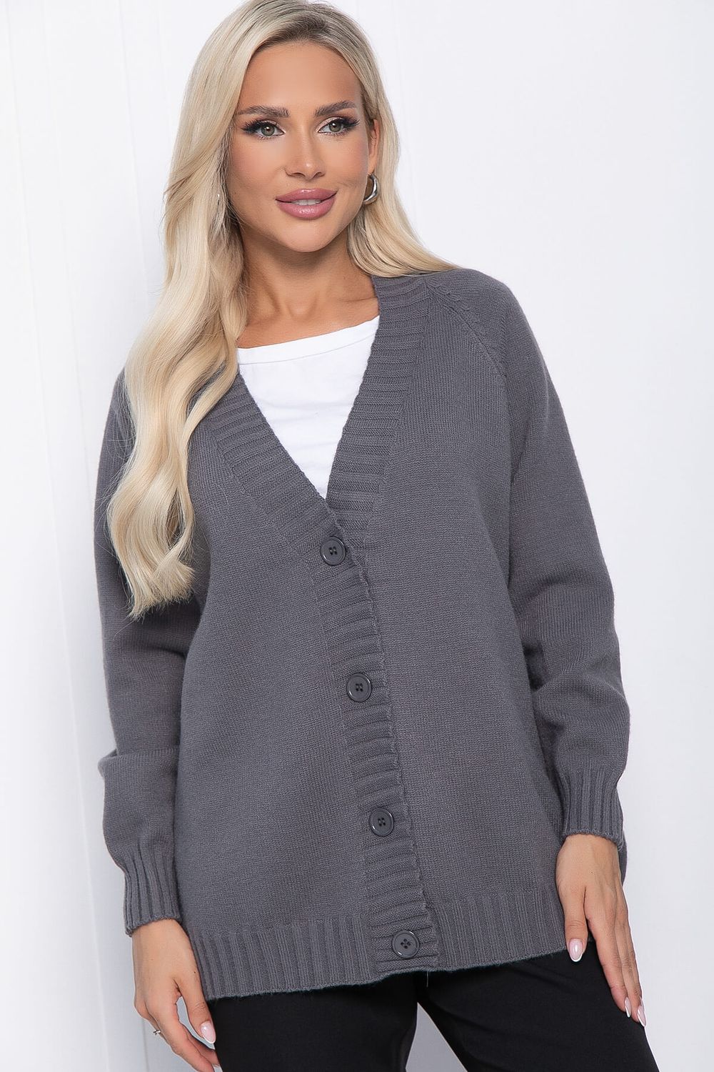 Кардиган Вилла (графит) Б10928 LT Collection