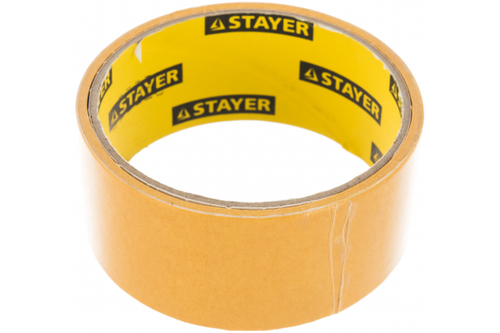 Клеящая двухсторонняя лента STAYER 38 мм, 5 м 1221-38-05