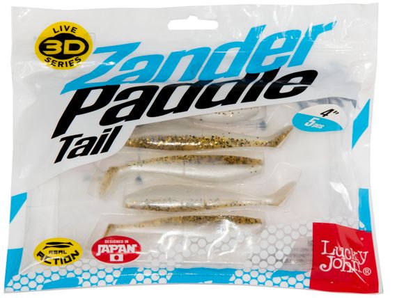Виброхвосты LJ 3D Series Zander Paddle Tail 4.0in (10.00)/Z03 5шт.