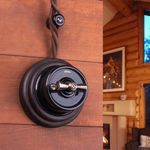 Ретро кабель витой 2х1,5 (коричневый) 20 м (под заказ)