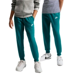 Брюки для девочки Nike Kids Club Fleece - bright spruce/white