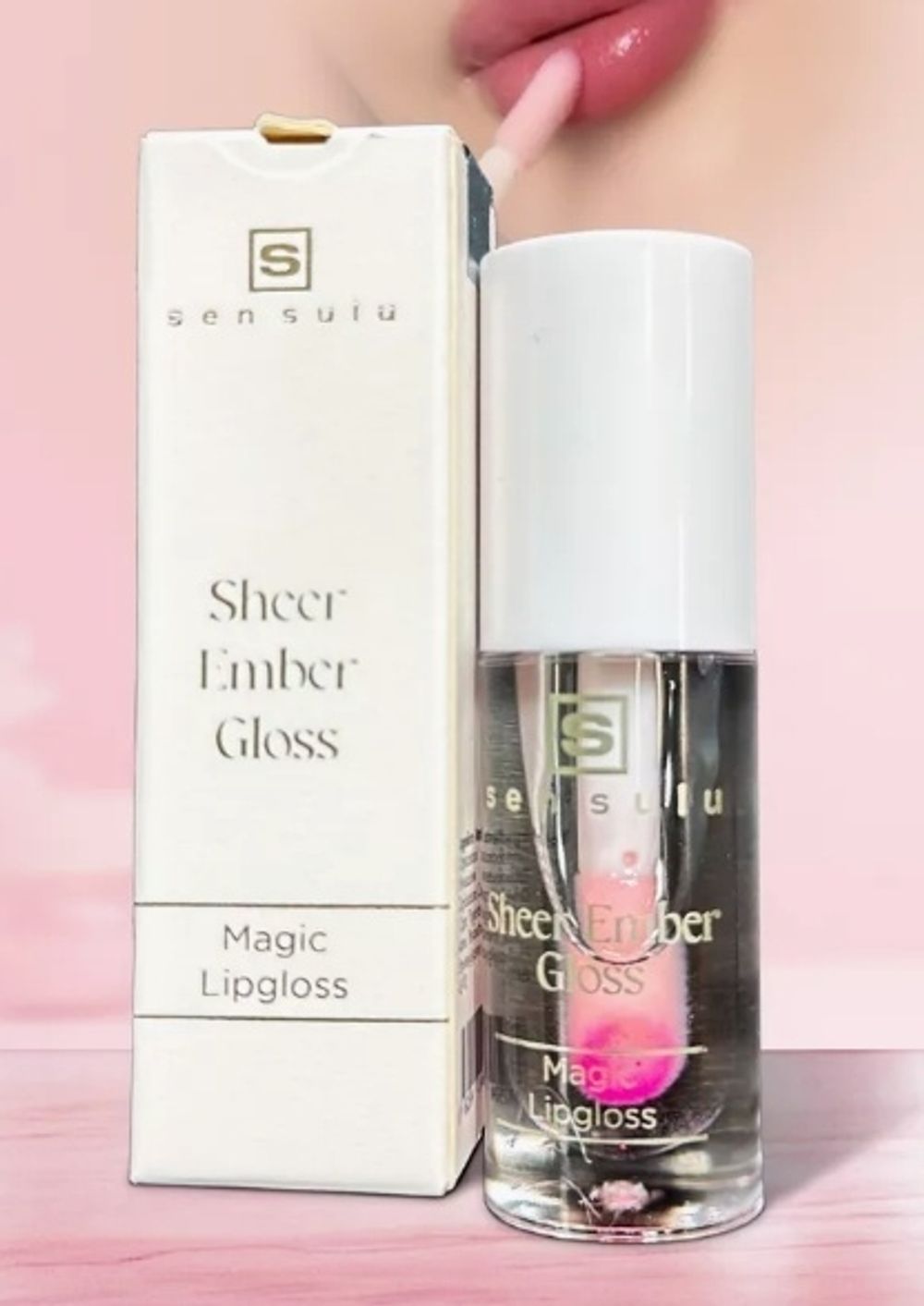 Блеск для губ Sensulu Sheer Ember Gloss magic lipgloss
