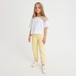 Джинсы для девочек KAFTAN, р.98-104, желтый