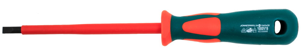 DV13S5125 Отвертка стержневая шлицевая диэлектрическая, SL5,5х125 мм