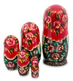 Народные промыслы МР-25/ 12 Матрешка 5м «Матрена с гусем»