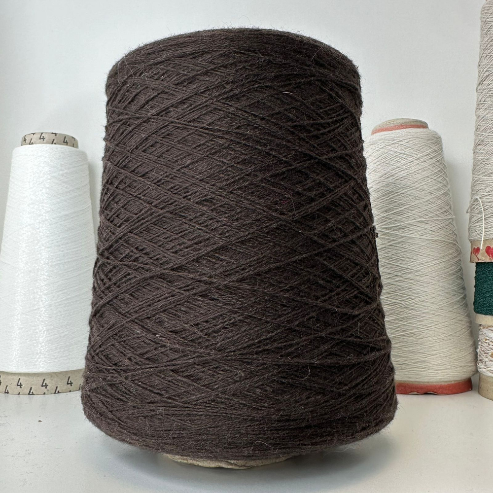 Fis 01 ; 50% кашемир, 50%п/а; 1400м/100гр; col.Ebano, цвет: коричневый темный