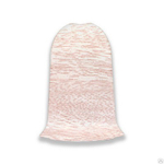 Нар. угол (комплект) к плинтусу "Идеал-М" Ясень светлый