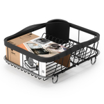 Сушилка для посуды sinkin, 28х14х47 см, черная