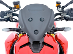 WRS Ветрове стекло Sport Plus Ducati Streetfighter V2 / S (2025-) матовый черный DU043NO