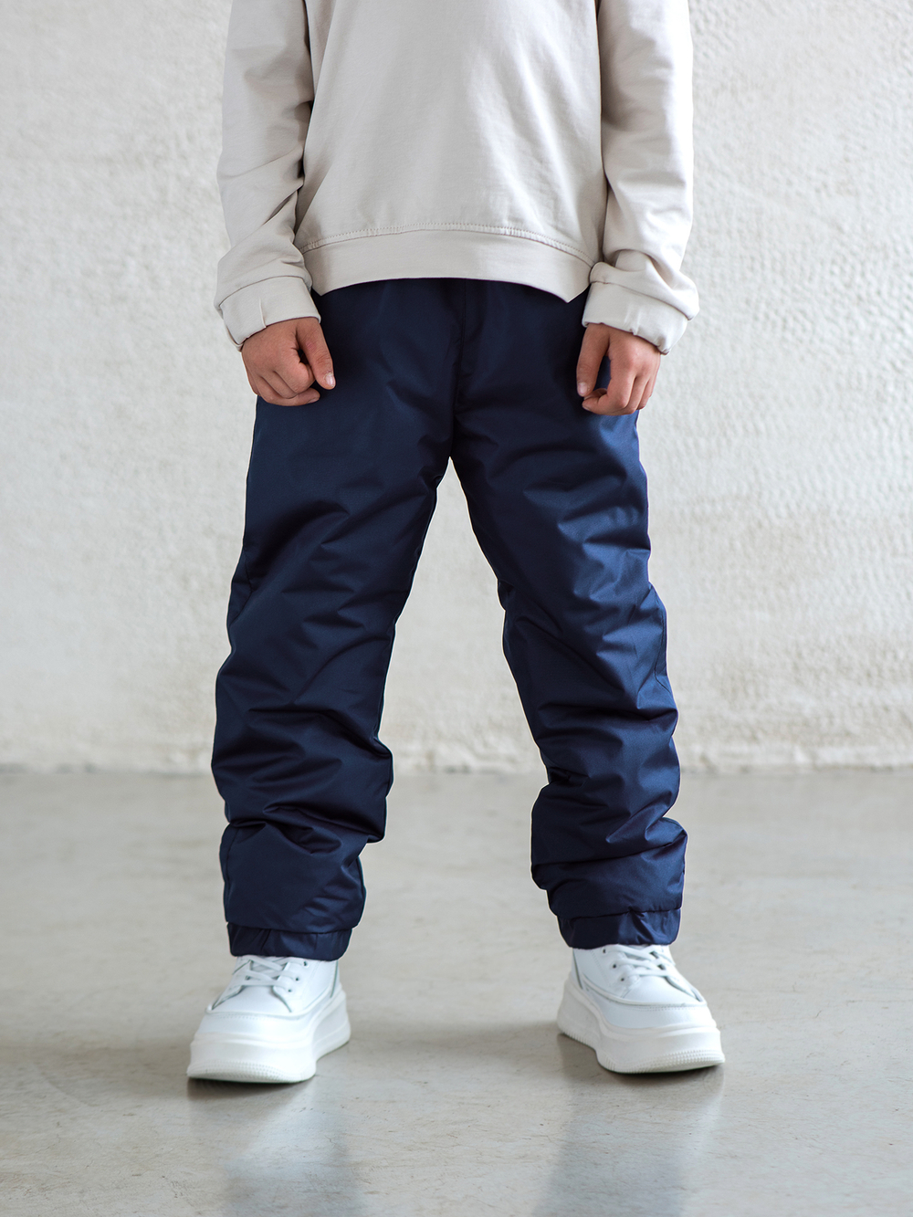 Утеплённые брюки тёмно-синие NEW (размеры от 3 до 12 лет)