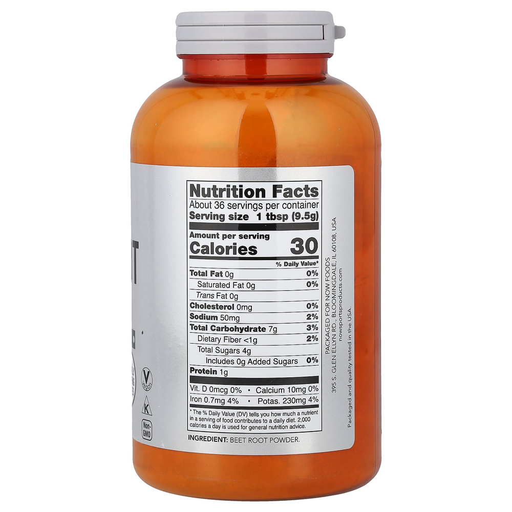 NOW Foods, Для спорта, свекольный порошок, 12 унц. (340 г)