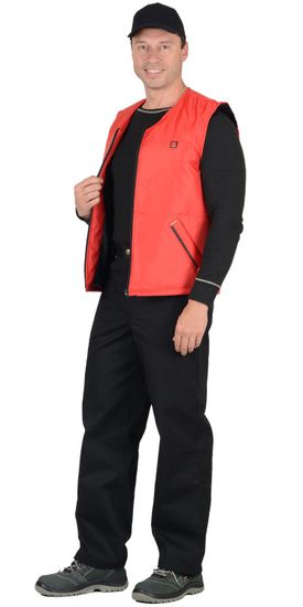 Жилет утепленный "Сириус-Кассир" (красный)