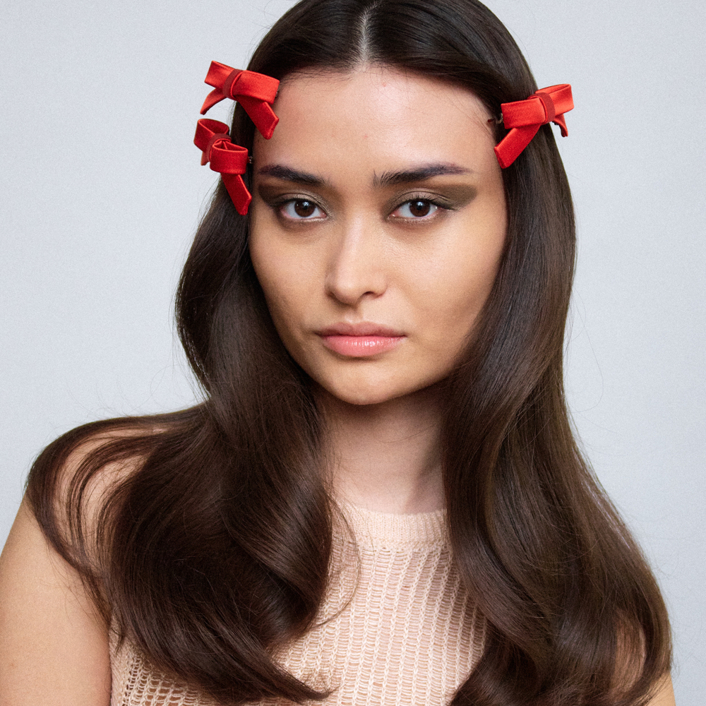 Бант "Стрекоза" XS красный