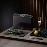 Набор разделочных досок в подставке folio steel, черный, 4 шт.