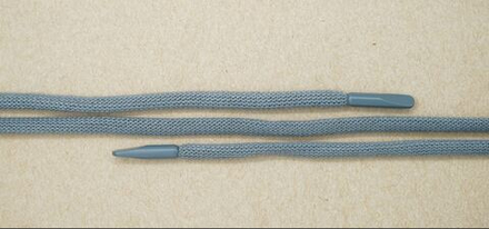 Шнур декоративный №185-61 6мм 1/130см 100% полиэстер, цв.темно-серый