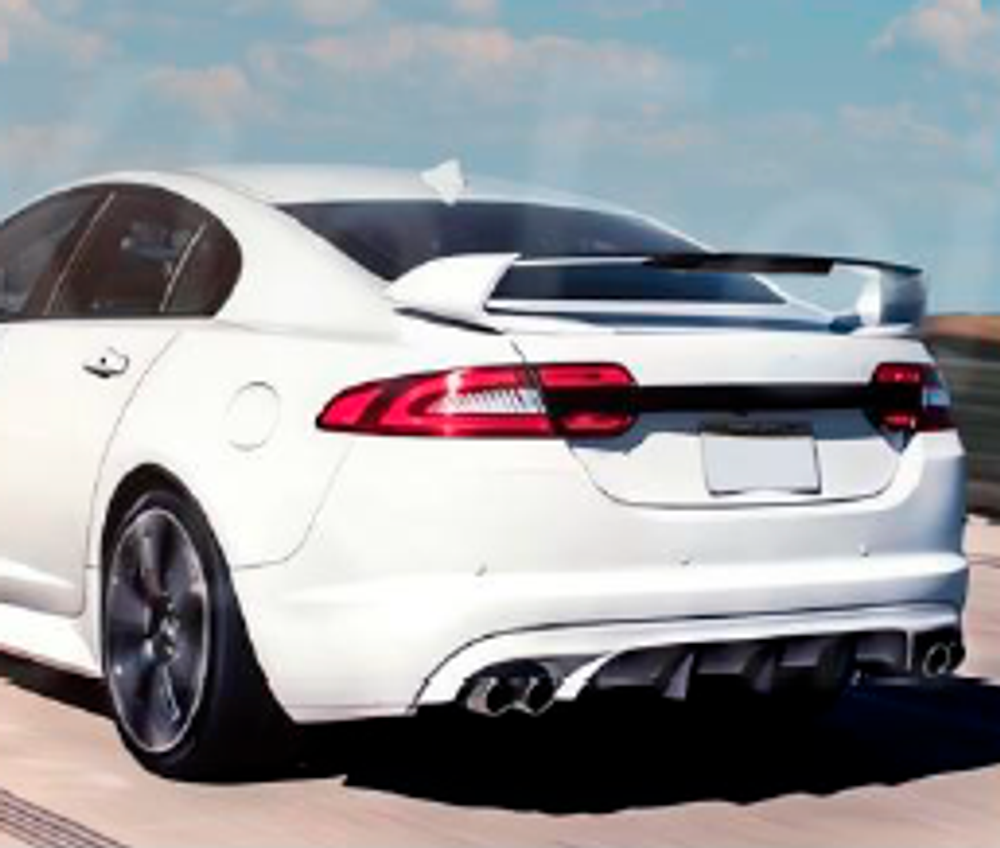 Карбоновый спойлер для Jaguar XF 2008-2015 Ягуар