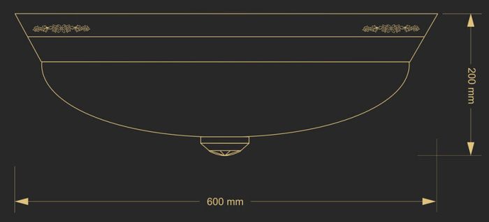 Накладной светильник Kutek BEL-PL-3(P)