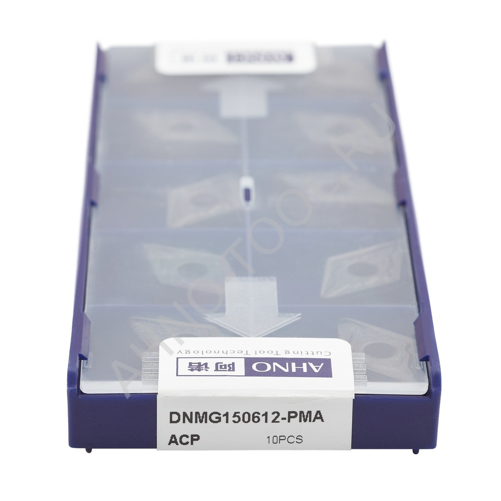 Пластина твердосплавная ISO DNMG150612-PMA ACP20E AHNO по стали, получистовая