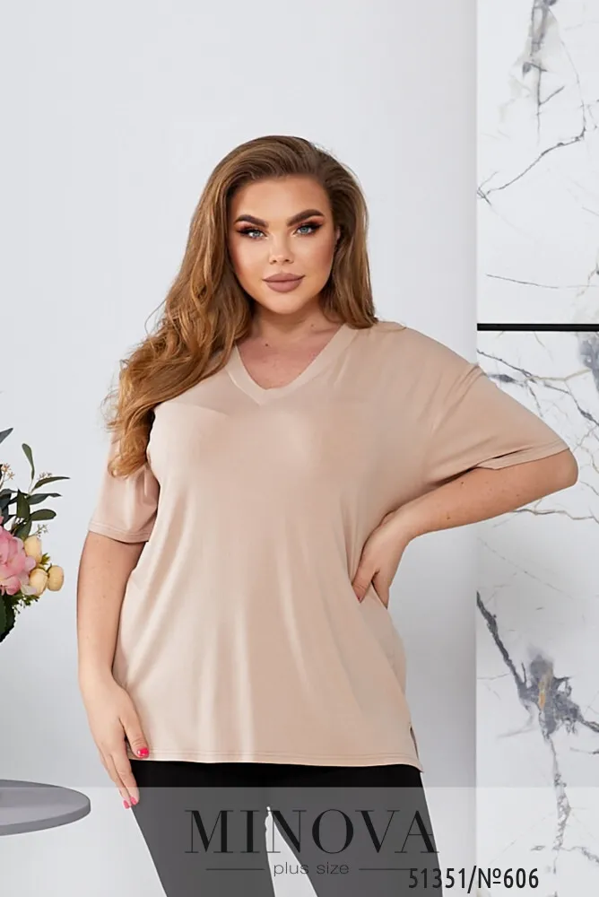 Футболка 606-бежевый Minova