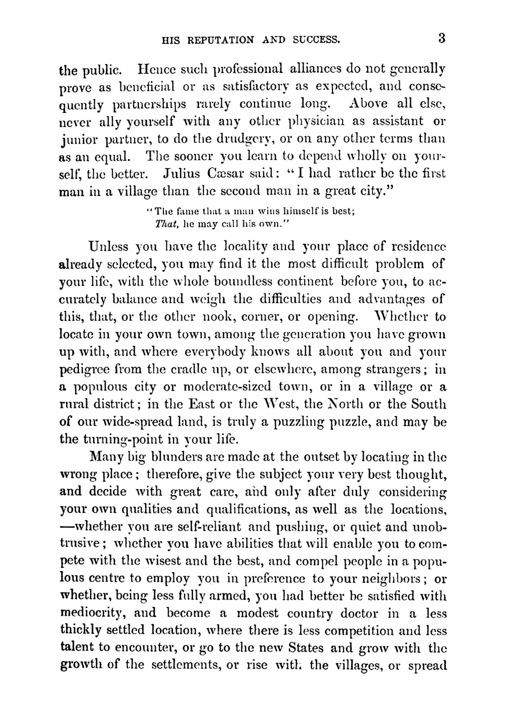 Book on the Physician Himself, and Things that Concern His Reputation and Success | Daniel Webster Cathell
