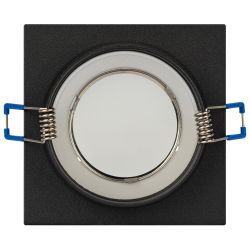 Встраиваемый светильник декоративный ЭРА DK108 BK MR16 GU5.3 черный