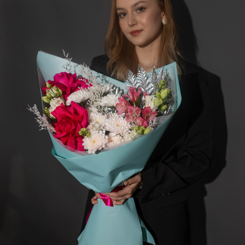 Букет цветов Ягодный конфитюр