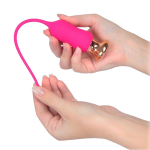 Розовый тонкий стимулятор 23см I-Moon Nipple Vibrator MY-1702