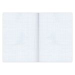 Тетрадь бумвинил, А4, 96 л., скоба, офсет №1, клетка, STAFF, БОРДОВЫЙ, 403420