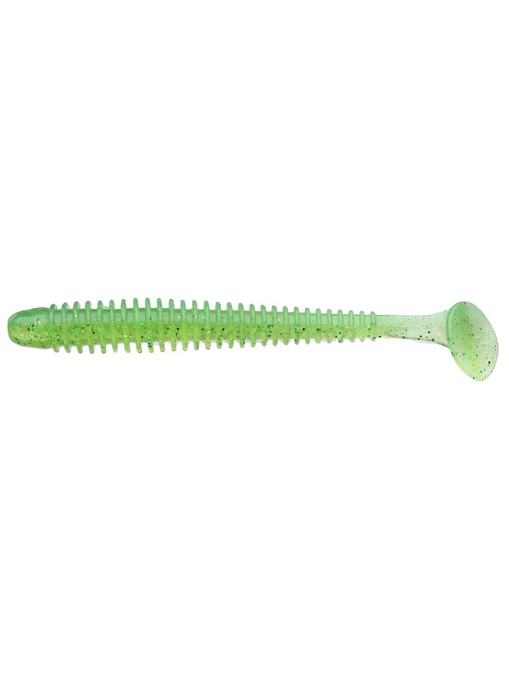 Приманка силиконовая Keitech Swing Impact 4.5" #417 Gold Flash Minnow, 3 упаковки по 6 штук