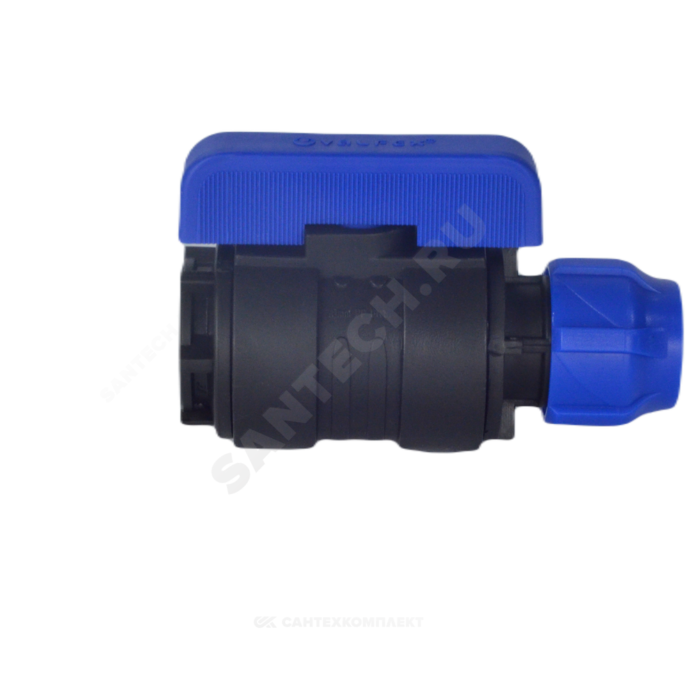 Кран шаровой компрессионный ПЭ Дн 25х1" ВР Ру16 VALFEX 1210012525100