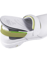 Туфли медицинские OXYPAS SAMANTHA женские на липучках, белый/зеленый, 41