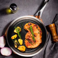 Сковорода из нержавеющей стали Gipfel Melania 0390 24 см