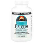 Source Naturals, кальций, 200 мг, 250 таблеток