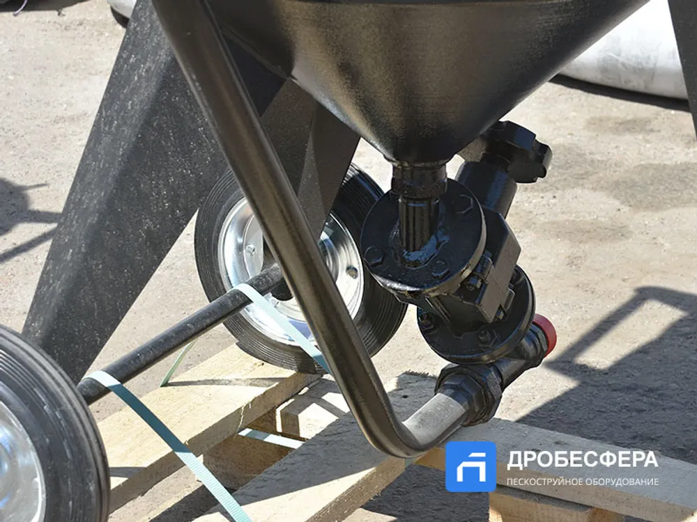 Дробеструйный аппарат PST-PS-100-3 с рукавом TWIN 20 метров