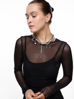 Колье "Glamour" из жемчуга и шпинели