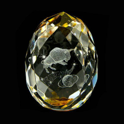 Яйцо малое "Знак зодиака" хрусталь