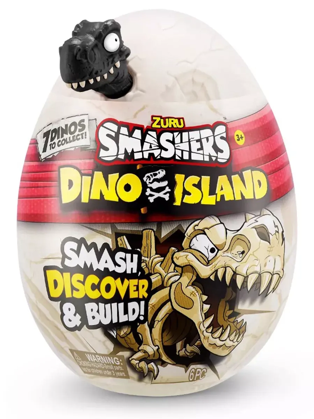 Игрушка сюрприз яйцо Zuru Smashers Dino Island Нано динозавр