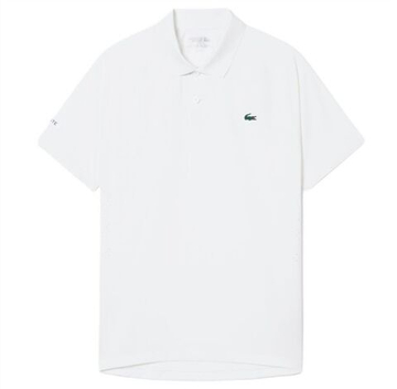 Теннисное поло Lacoste Tennis x Novak Djokovic On Court - white