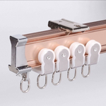 Изогнутый алюминиевый карниз для штор, тихий ход