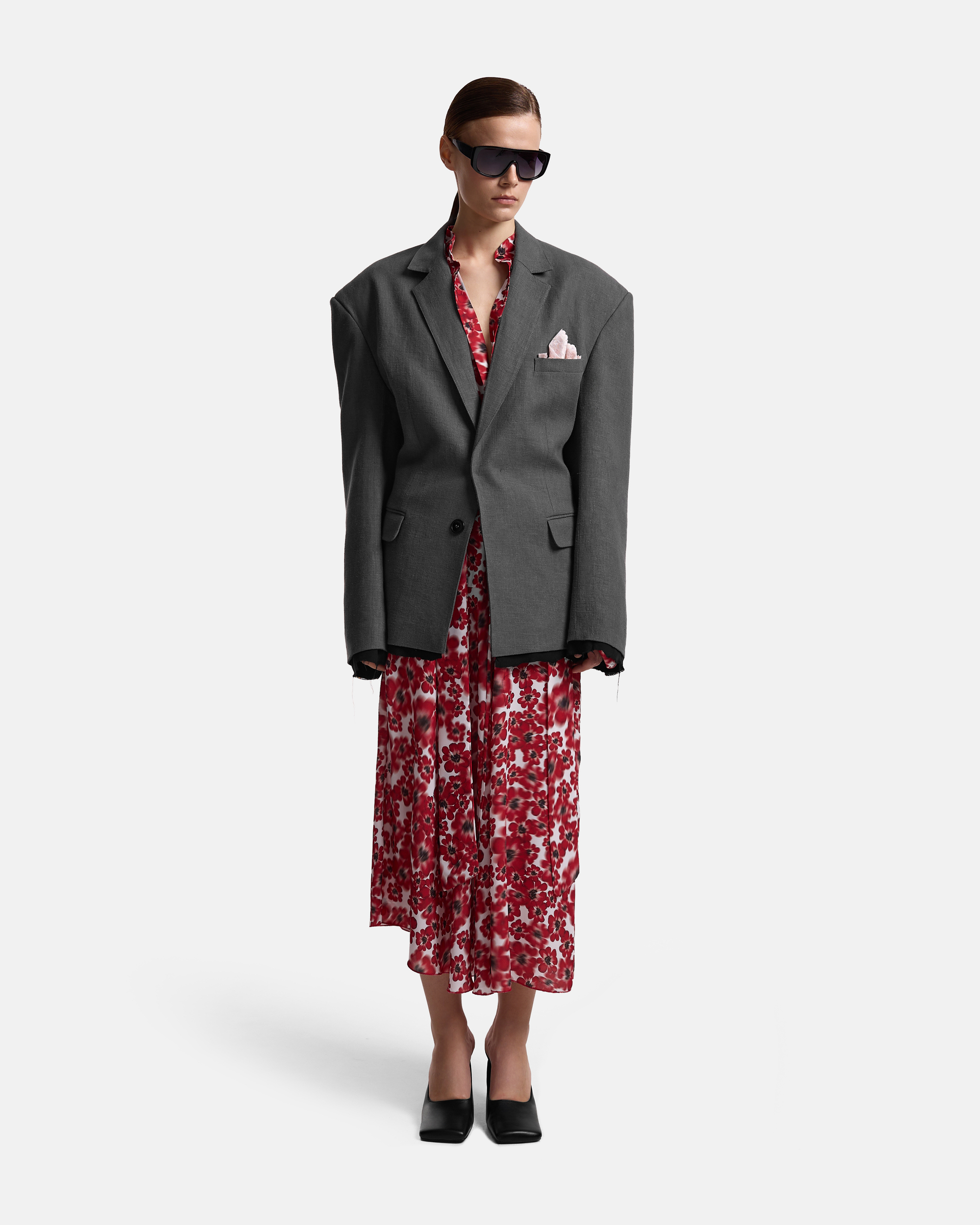 ПЛАТЬЕ С ЛЕНТАМИ ИЗ ШИФОНА