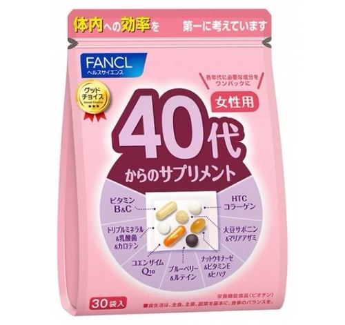 FANCL ВИТАМИНЫ ДЛЯ ЖЕНЩИН ОТ 40 ДО 50 ЛЕТ