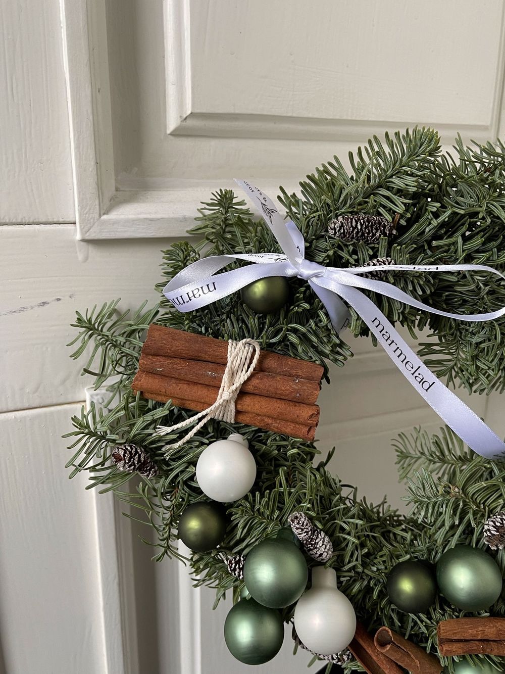 Мастер-класс РОЖДЕСТВЕНСКИЙ ВЕНОК из нобилиса