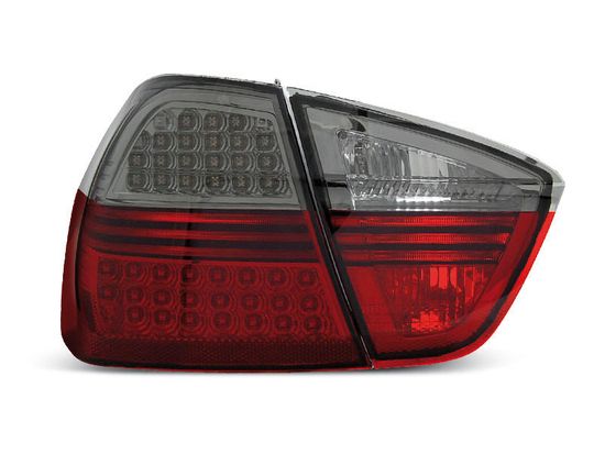 Задние фонари Bmw 3 E90 red smoke led indicator