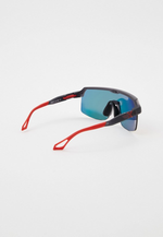 Спортивные очки с диоптриями HILX Inferno Shiny Crystal Dark Grey / Red Lens