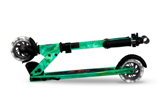 Самокат Micro Sprite Glow (светится в темноте) LED, Art Млечный путь