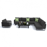 Лаунж зона угловая Ideal Patio БЕЛЛИСА модульная маренго