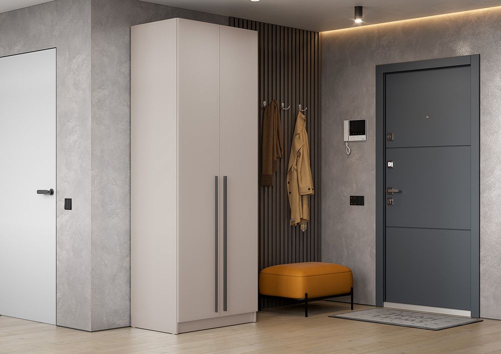 Шкаф двухстворчатый Берген 800 (кашемир/кашемир), Интерьер Центр, г.Пенза