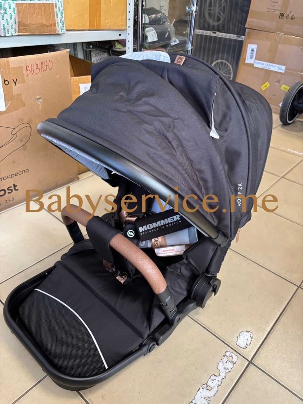 Прогулочный блок Happy Baby Mommer Pro черный