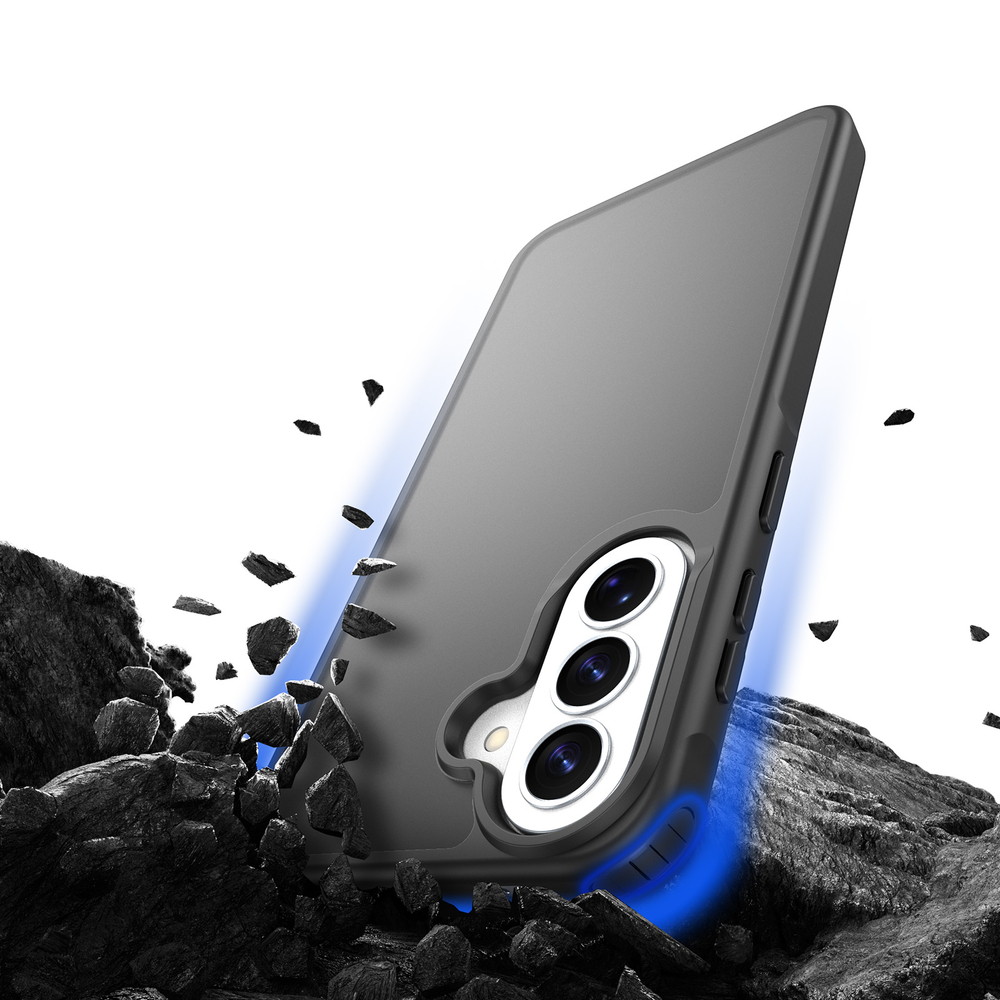 Чехол полупрозрачный черный для Samsung Galaxy A57, серия Yind Series от Dux Ducis
